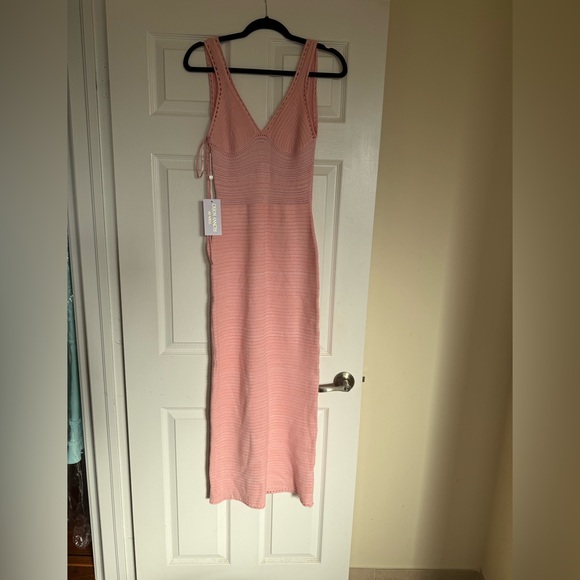 Torn by Ronny Kobo Pink Knit Dress - Picture 3 of 7